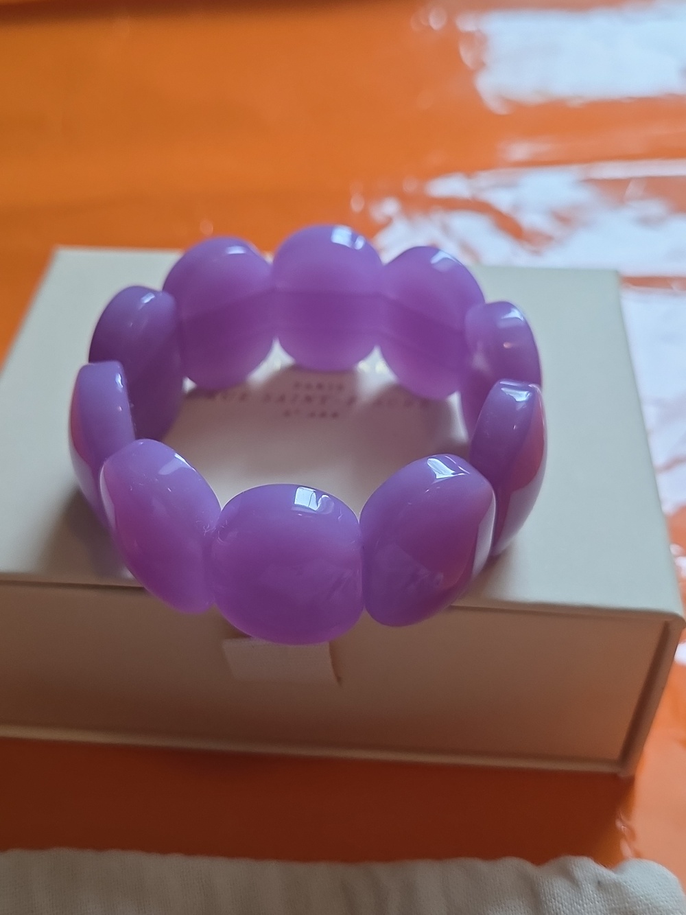 Nwt! Sezane Amandine Bracelet In Lilac View 4